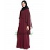 Cape abaya- Maroon Cape abaya- Maroon